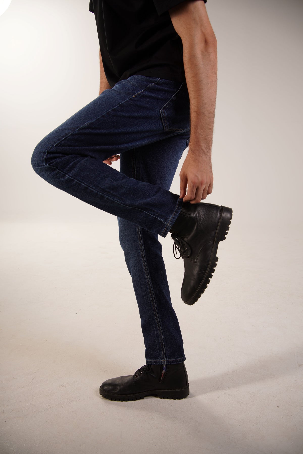 washed navy-blue